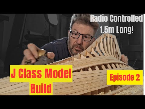 J-Class RC Yacht Build – Episode 2 | Planking the Hull