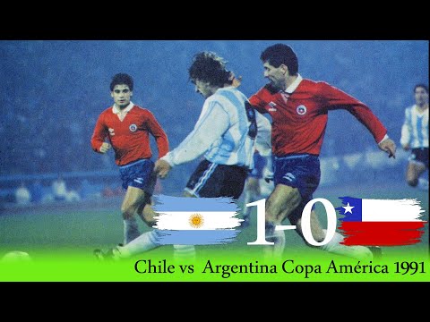 Chile vs  Argentina Copa América 1991