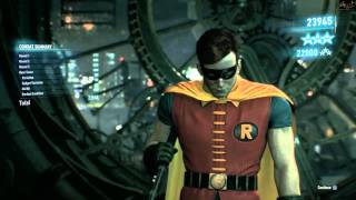 Batman Arkham Knight - Clock Work Combat challenge with Robin [1080p HD]