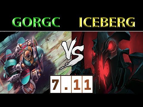 Gorgc [Gyrocopter] vs Iceberg [Shadow Fiend] ► Dota 2 7.11