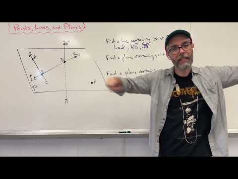 Geometry - Points, Lines, and Planes (ex1)