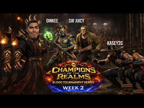 I JOINED A MKX TOURNEY ON PC !!! CHAMPIONS OF THE REALMS WEEK2 POOLS TO TOP 8 ?(MORTAL KOMBAT X)(PC)