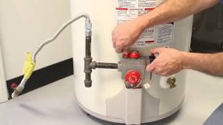 How to reset gas water tank pilot light