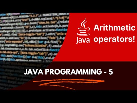 Arithmetic Operators Java Programming Tutorial In Tamil Video 5 Javaforbeginners