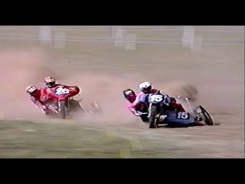 GREAT 1000cc RH SIDECAR RACE 1998 FACKENDEN FLYER