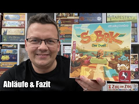 Sobek - The Duel (Pegasus Spiele) 2-player game in ancient Egypt for ages 10 and up with high rep...