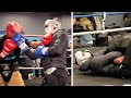 CHRIS COLBERT GETS INTO IT WITH SPARRING PARTNER! CHOKES HIM OUT AND CALLS OUT CONOR MCGREGOR!