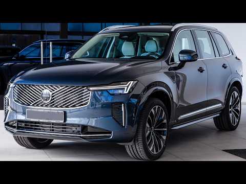 2025 Blue Volvo XC90 B5 AWD Plus Bright - in depth Walkaround 4K