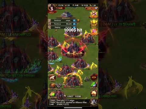 1000$ hit on a 30 billion player #evony #evonykingofreturns #pvp #serverwar #topgames