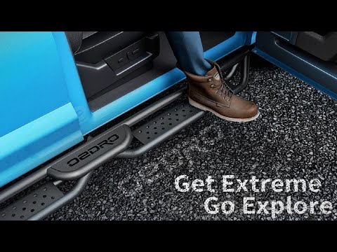 Installation | 2007-2018 Jeep Wrangler JK 4 Door Two Stairs Design Bolt-on #SideSteps #RunningBoards