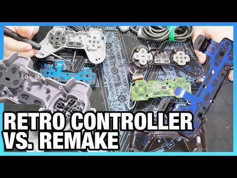 PlayStation Classic Controller Tear-Down vs. PS1 Original