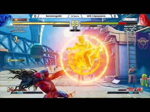 EVO 2021 Online Warm-Up : Street Fighter V EU Finals (Sotolongo80) vs (WIZ Apopaino)