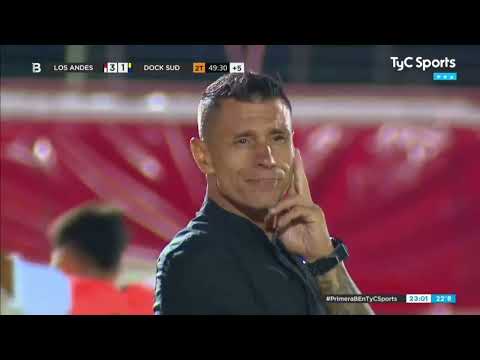 Relato de gol de Diego Barros en Los Andes 3-1 Dock Sud para Ascenso 24/7
