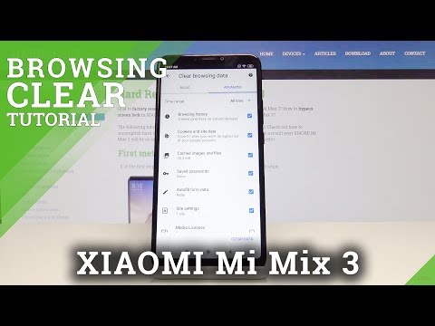 How to Reset Browsing History in Xiaomi Mi Max 3 - Clear Browsing Data