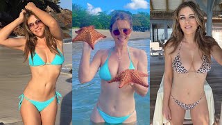 エリザベス・ハーレー、驚くべきビキニ姿を披露