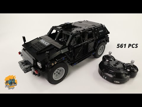 🚔SWAT Truck Remote Controlled | CaDA C51207 - LEGO Alternative - Speed Build Review