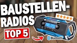 TOP 5 BAUSTELLENRADIOS 2025 ! (Bluetooth) | Die besten Baustellenradios mit Bluetooth