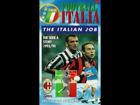 The Italian Job - The Serie A Story 93/94 : Football Italia VHS