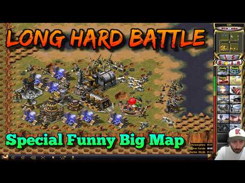 Red Alert 2 Yuri’s Revenge Multiplayer | Longest Soviet 4-Player FFA Battle Ever on Funny Big Map x4