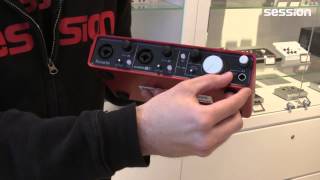 Video thumbnail for FOCUSRITE Scarlett 2i4 by session