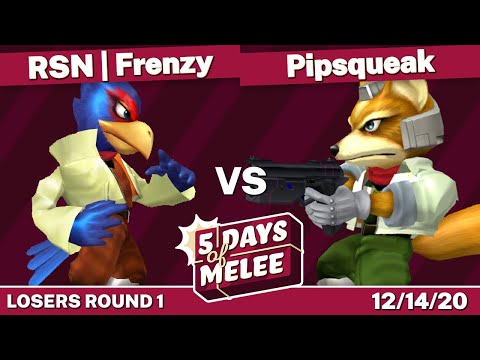 RSN | Frenzy (Falco) VS Pipsqueak (Fox) Losers Round 1 - EU Open Invitational - 5DoM Day 1