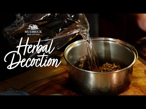 Part of a video titled How to make a Herbal Decoction - YouTube