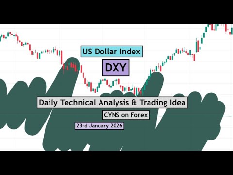 DXY | US Dollar Index Daily Technical Analysis for 23rd January 2026 by CYNS on Forex