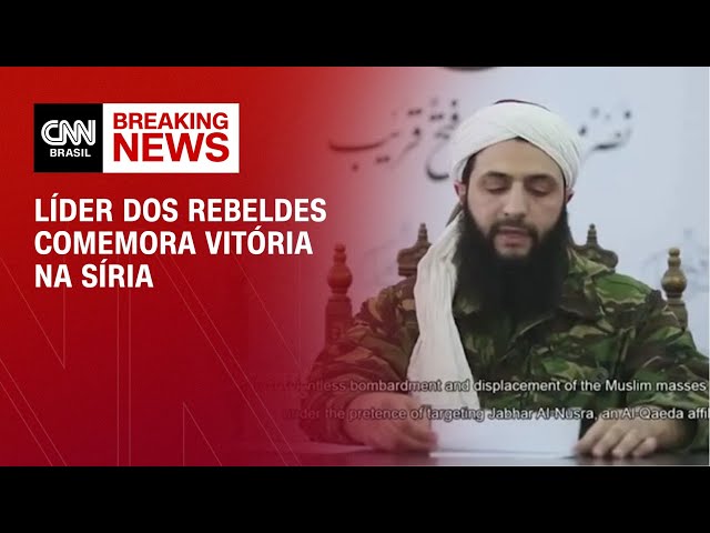 Líder dos rebeldes comemora vitória na Síria | DOMINGOL