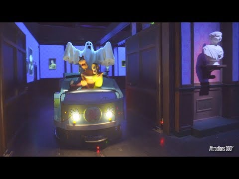[4K] Scooby Doo Dark Ride - Trackless Ride - Warner Bros World Theme Park