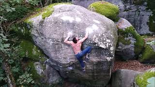 Video thumbnail of Paddy, 7c+. Fontainebleau