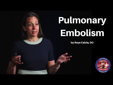 Pulmonary Embolism | The High Risk EM Course