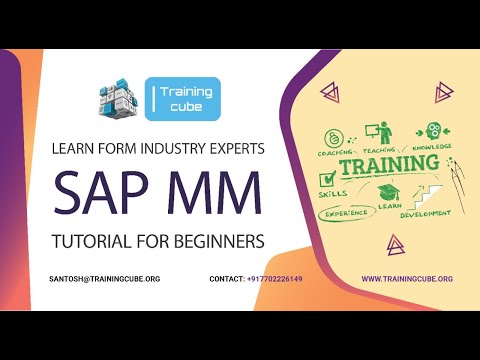 SAP MM Online Training Full TUTORIAL FOR BEGINNERS - Training Cube - 9848346149