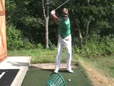 Stack N Tilt Teacher Mike Bennett Hitting balls with Billy Bondaruk