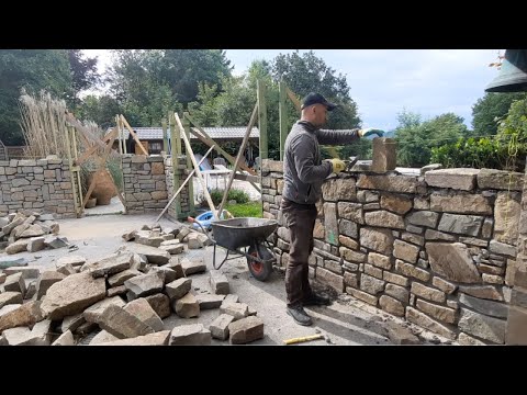 Building a masonry stone wall ? | Traditional masonry ?