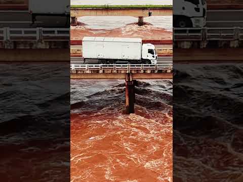 Jataizinho volta o alerta #Jataizinho #RioTibagi #NorteDoParana #Parana #Chuvas #Alerta #DroneParana