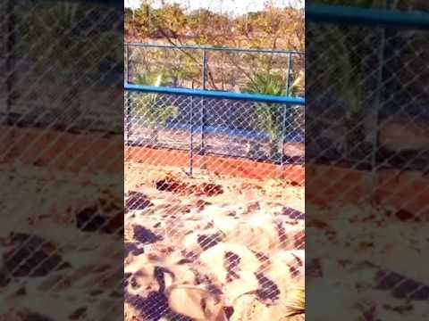 Como construir uma quadra de Beatch Tênis no Jalapão pousada São Félix do Jalapão parte 4.