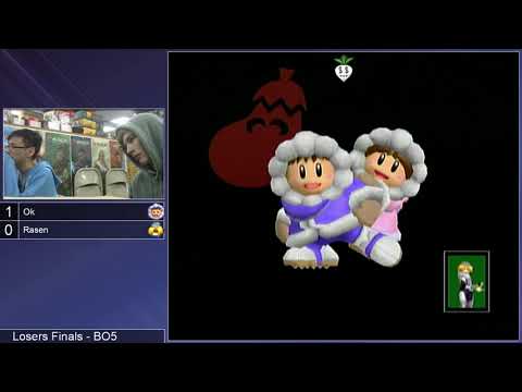 GSS 113 SSBM - Ok (Ice Climbers) vs. Rasen (Sheik) - Melee LF