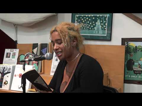 Aziza Barnes reads from "the blind pig"