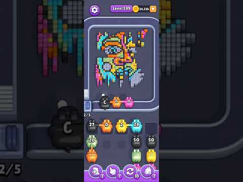 Pixel Flow Level 599 Walkthrough