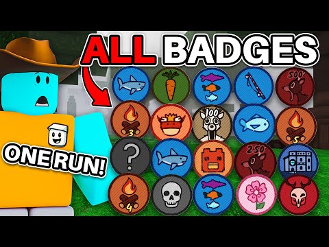 Speedrunning ALL BADGES SOLO in ONE RUN in 99 Nights in the Forest