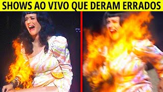 Quando Os Shows Ao Vivo Dão Errado - 13 Falhas e Erros Em Apresentações Ao Vivo