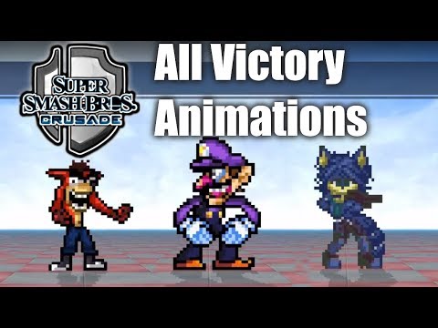Super Smash Bros Crusade v0.9.1 - All Victory Animations
