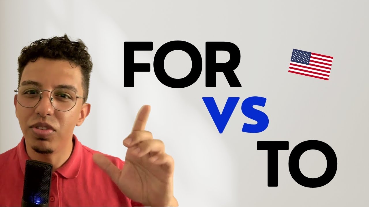 Pra VOCÊ NUNCA Mais confundir FOR e TO na CONVERSAÇÃO EM INGLÊS
