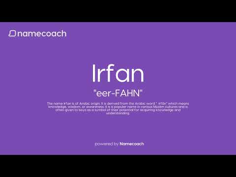 How to Pronounce Irfan