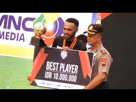 Marchel Pither Irreuw (Bifor FC Papua) Best Player Liga Futsal Nusantara 2018