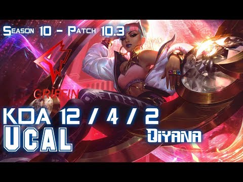 GRF Ucal QIYANA vs LEBLANC Mid - Patch 10.3 KR Ranked