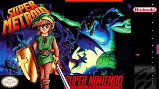 Super Metroid - Playing as Link from Zelda 2 - Mod/Hack [SNES]