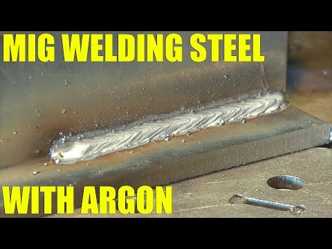 🔥 MIG Welding Steel with Pure Argon