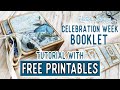 Teal Memories "Celebration Week" Booklet Tutorial + All the Printables for Free