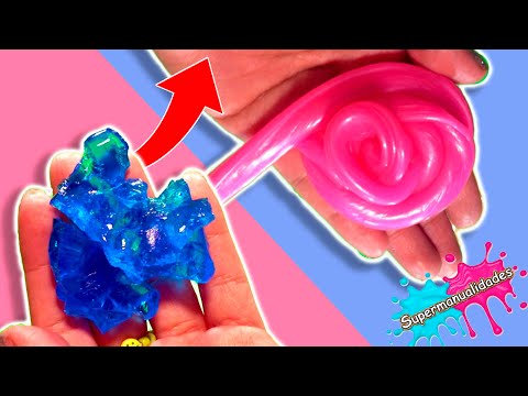 ¿Cómo reparar Slimes secos y duros? (slime comprado) - Supermanualidades